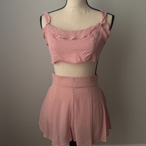 Blue Life Perfect Crush Top in Pink Lemonade Dot - Picture 2 of 7